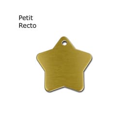 Medaille Etoile Pour Chien Et Pour Chat Medaille A Graver