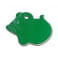 Médaille Souris pour Chat Gravée - Personnalisée Couleur Verte en Aluminium Anodisé