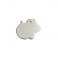 Médaille Souris à Graver pour Chat Couleur Argent en Aluminium Personnalisable au Verso