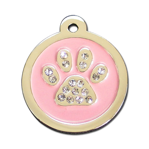 Médaille personnalisée pour chien - modèle patte